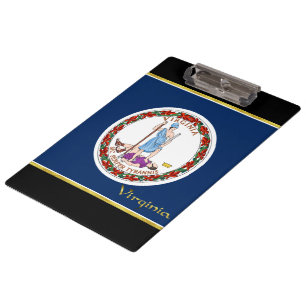 Virginia flag clipboard