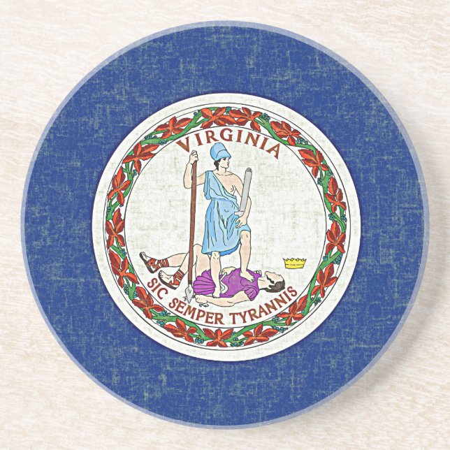 VIRGINIA FLAG COASTER (Front)