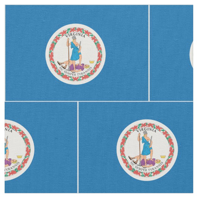 VIRGINIA Flag - Fabric (Close Up)