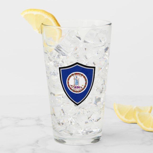 Virginia flag glass (Front Ice)