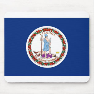 Virginia flag mouse mat