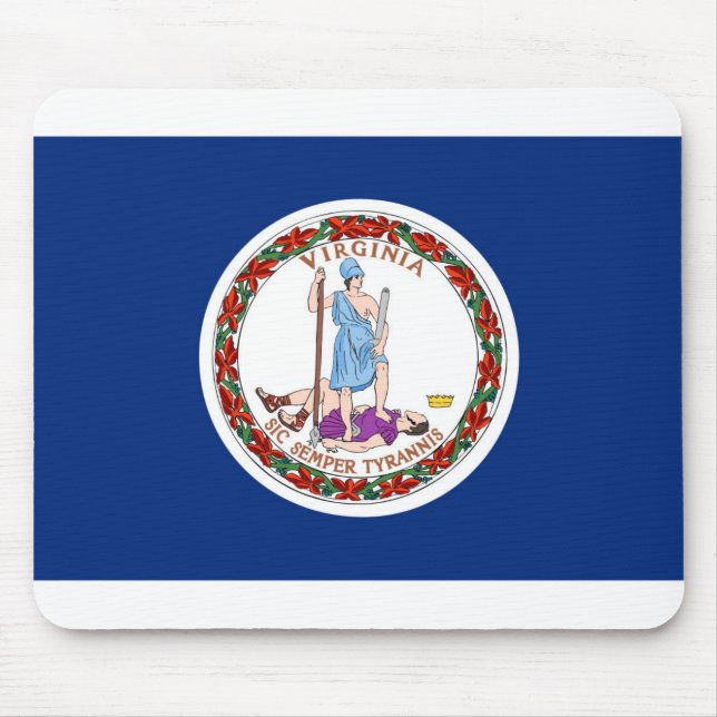 Virginia flag mouse mat (Front)
