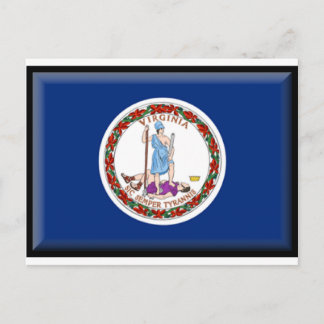 Virginia Flag Postcard