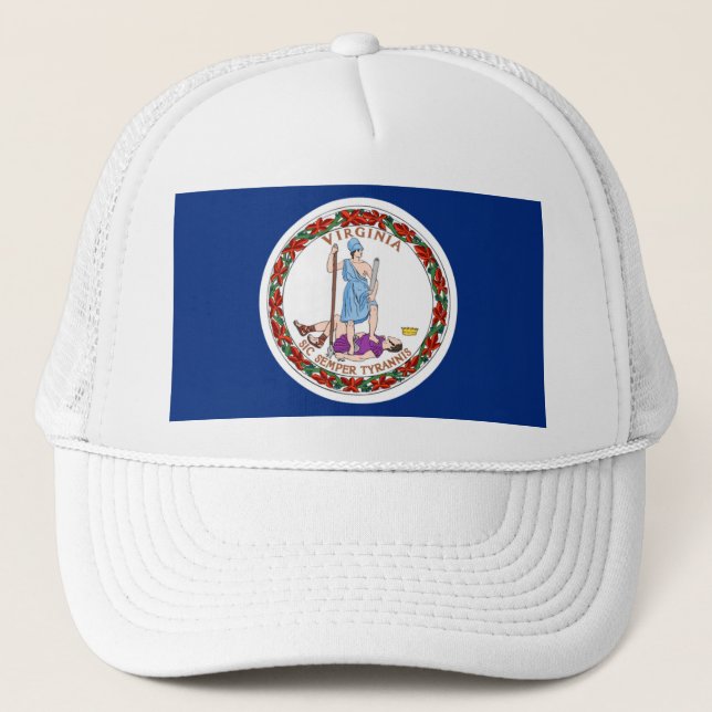 VIRGINIA FLAG TRUCKER HAT (Front)