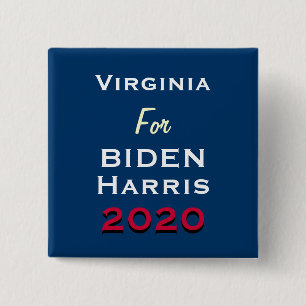 Virginia For BIDEN HARRIS 2020 Campaign Button