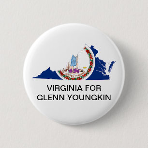 Virginia for GLENN YOUNGKIN GOVERNOR Button