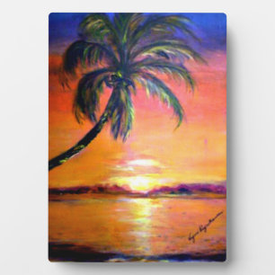 Virginia Greenstone painting Plaque