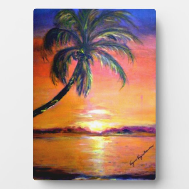 Virginia Greenstone painting Plaque (Front)