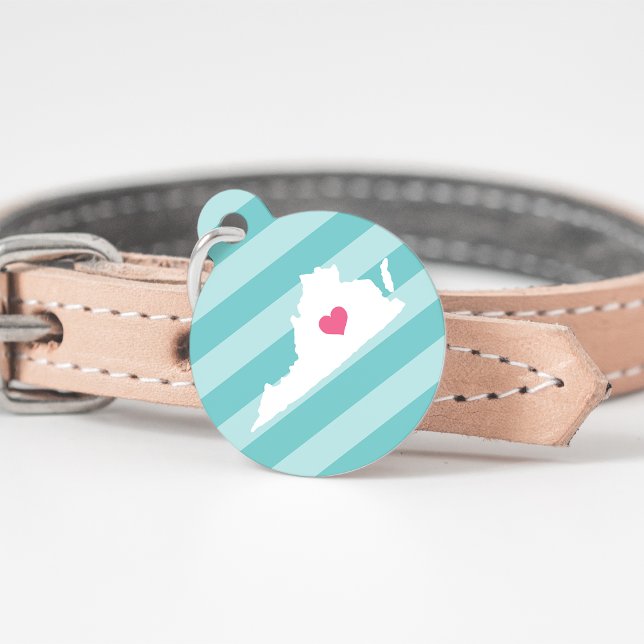 Virginia Heart Pet Tag (Creator Uploaded)