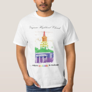 Virginia-Highland Church Pride T-shirt