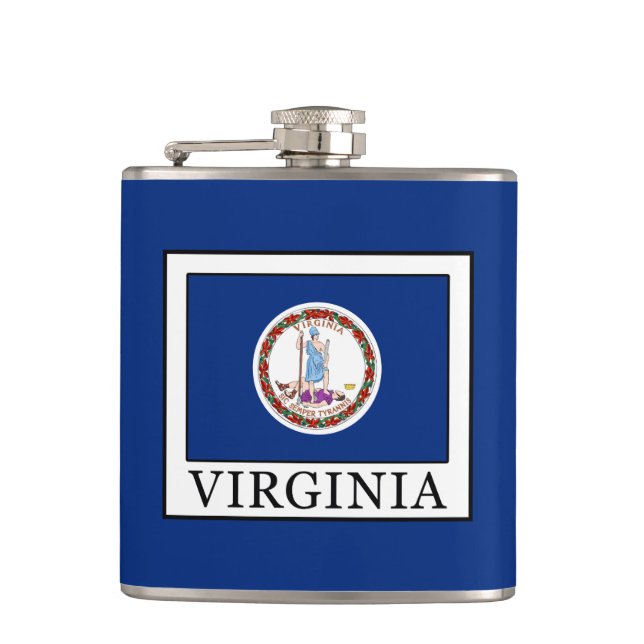 Virginia Hip Flask (Front)