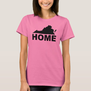Virginia Home Away From State T-Shirt Tees