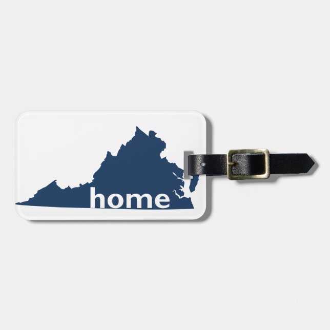 Virginia Home Luggage Tag (Front Horizontal)