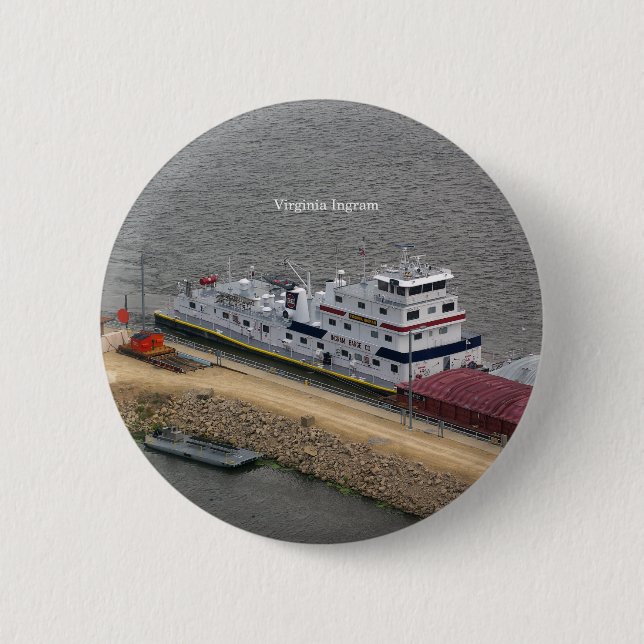 Virginia Ingram button (Front)