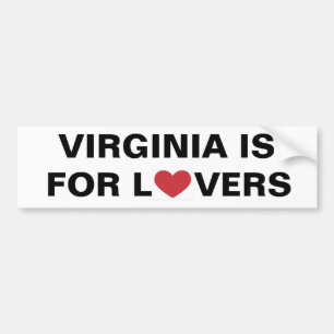 Virginia is for Lovers Bumper Sticker