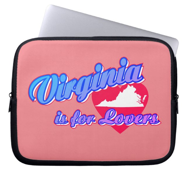 Virginia is for Lovers Laptop Sleeve (Front)