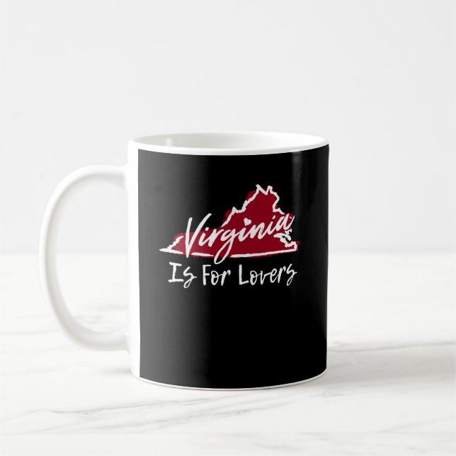 Virginia Is For The Lovers Coffee Mug (Left)