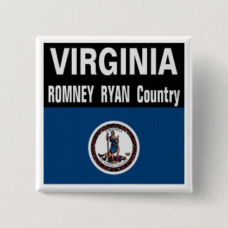 Virginia is Romney Ryan Country Button