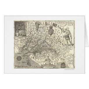 Virginia John Smith Map 1624