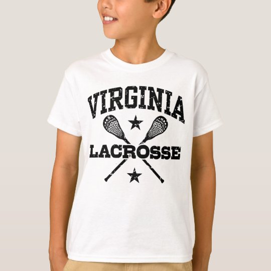 Virginia Lacrosse TShirt Zazzle.co.uk