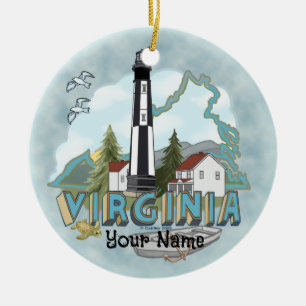 Virginia Lighthouse Ornament