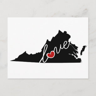 Virginia Love! Gifts for VA Lovers Postcard