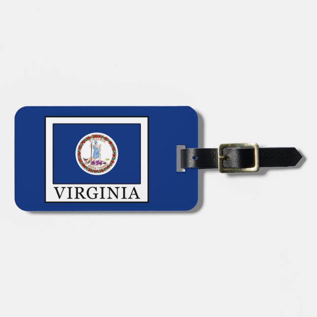 Virginia Luggage Tag (Front Horizontal)