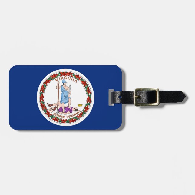 Virginia Luggage Tag (Front Horizontal)
