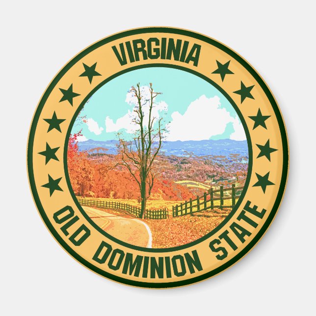 Virginia                                           magnet (Front)