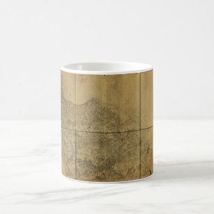 Virginia Map Alexandria to the Potomac River 1860 Coffee Mug