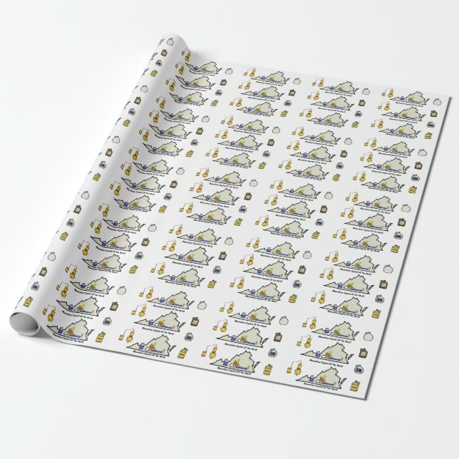 Virginia Moonshine Wrapping Paper Ver. 2 (Unrolled)