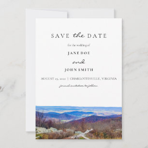 Virginia Mountains Save The Date