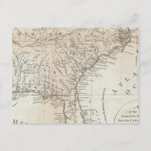 Virginia, North Carolina, South Carolina Postcard