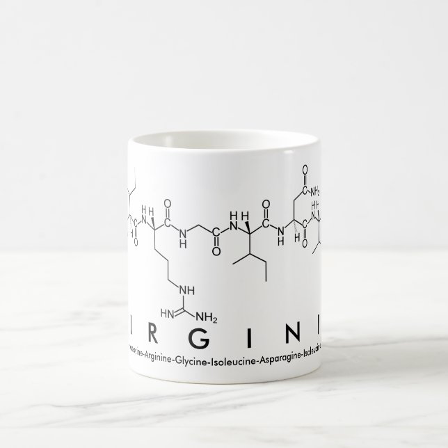 Virginia peptide name mug (Center)
