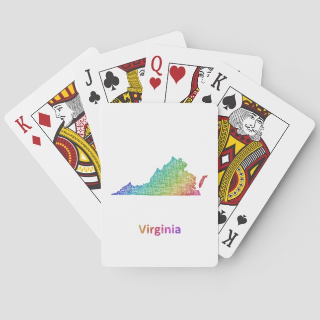 Virginia Playing Cards (Back)