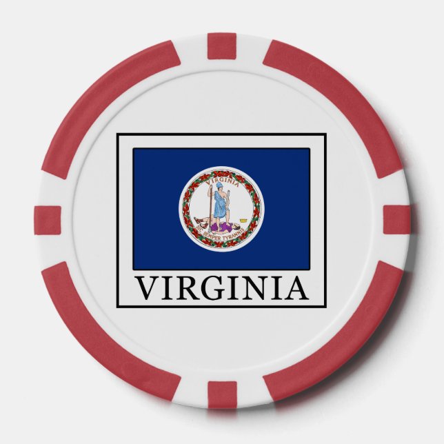 Virginia Poker Chips (Front)