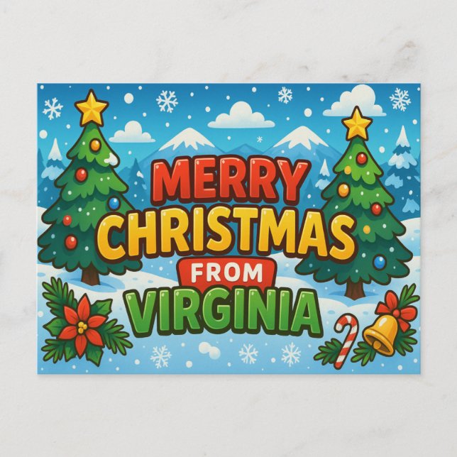 VIRGINIA Postcard (Front)
