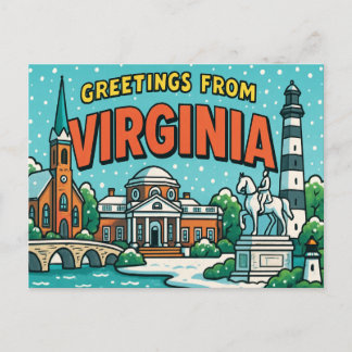 VIRGINIA Postcard