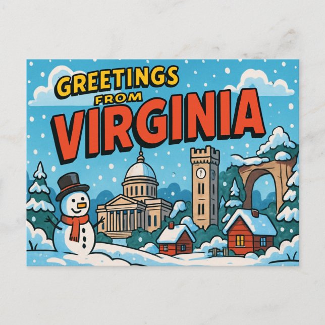 VIRGINIA Postcard (Front)