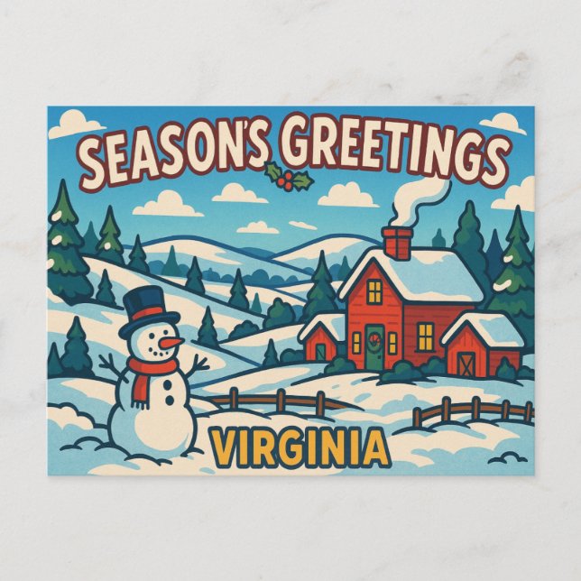 VIRGINIA Postcard (Front)