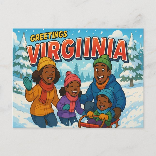 VIRGINIA Postcard (Front)