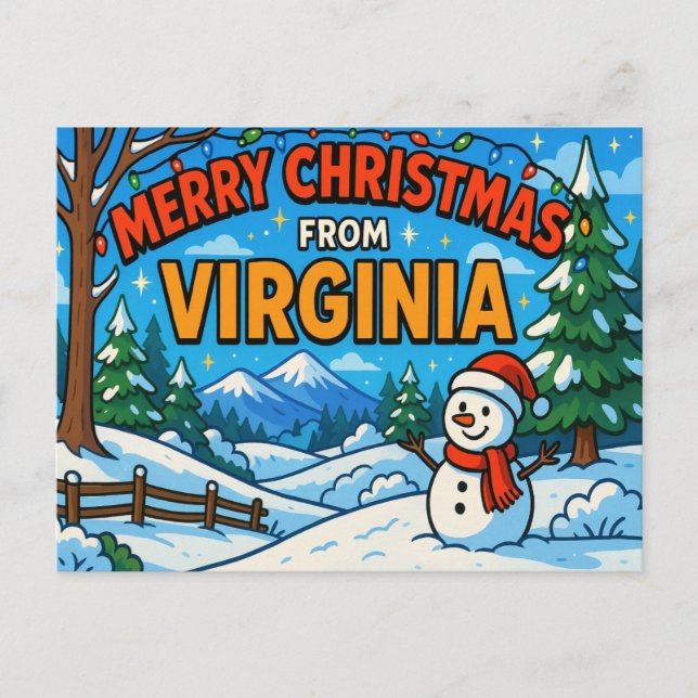 VIRGINIA Postcard (Front)