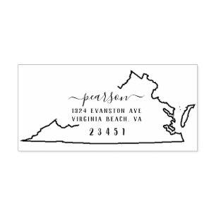 Virginia Return Address Stamp Self-Inking