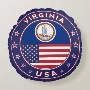Virginia round cushion
