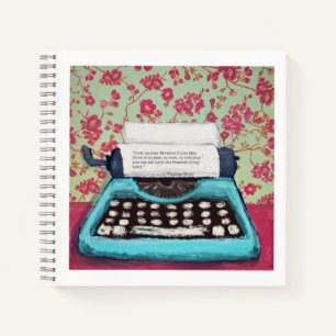 Virginia’s Typewriter Notebook
