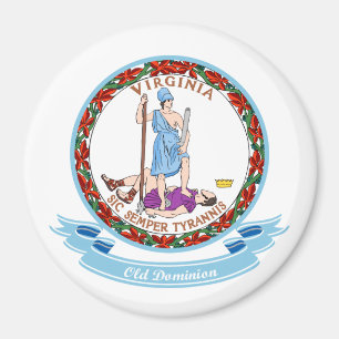 Virginia Seal Magnet