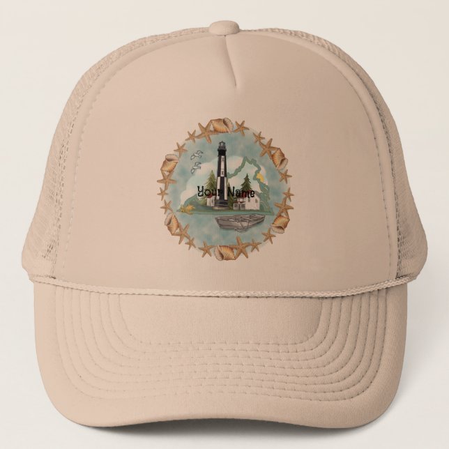 Virginia Shells Lighthouse Hat (Front)