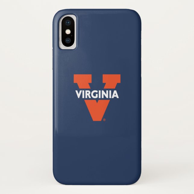 Virginia Split V Case-Mate iPhone Case (Back)
