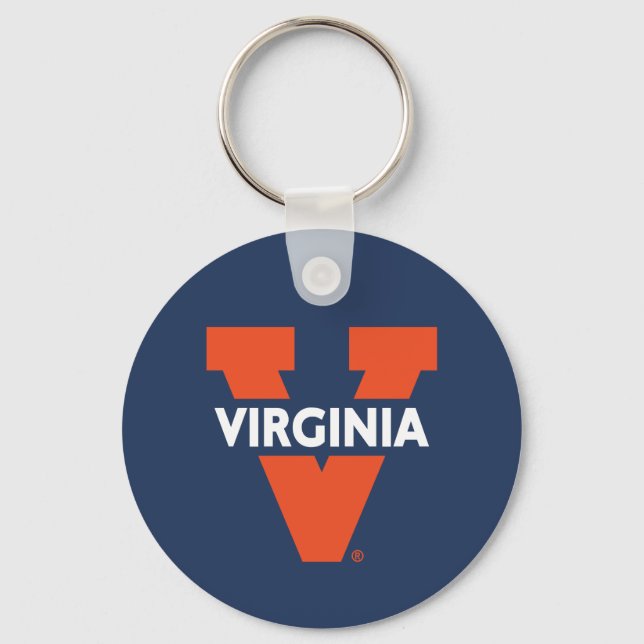 Virginia Split V Key Ring (Front)