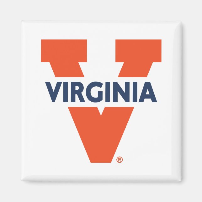 Virginia Split V Magnet (Front)